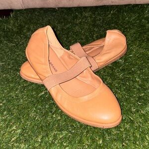 Lucky Brand Tan Mary Jane Flats